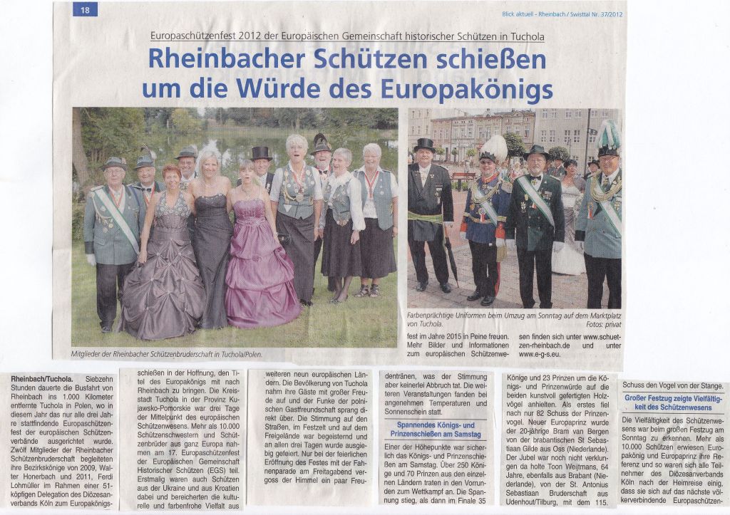 Artikel Blick Aktuell Rheinbach 12.09.12