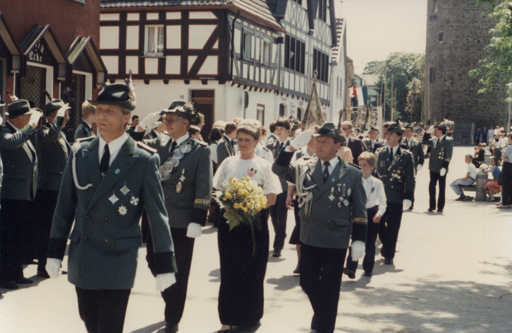 Bild4: Das Schützenkönigspaar 1986