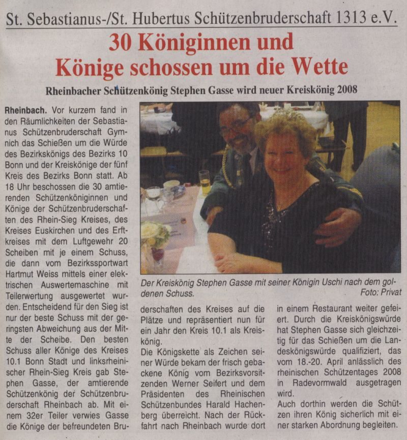 Artikel Blick Aktuell Rheinbach 29.11.07